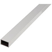 Rechteckrohr Aluminium silber eloxiert 50x20x2/1m