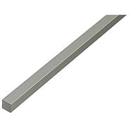 Vierkantstange Aluminium silber eloxiert 16x16/1m