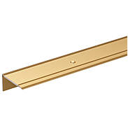 Treppenkanten-Profil Alu gold elox 45x23x2,7/1m