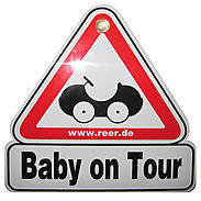 reer Autoschild "Baby on Tour"