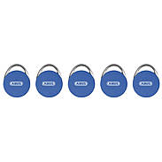 5 Stück wappLoxx RFID-Schlüsselanhänger - blau