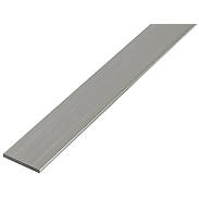 Flachstange Aluminium silber eloxiert 20x2/2m