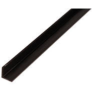 Winkelprofil Kunststoff schwarz 20x20x1/2,6m