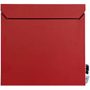 Safepost 800 Design-Briefkasten rot RAL3002 matt