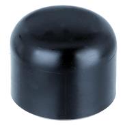 GAH Pfostenkappe rund, schwarz, f. Pfosten Ø34 mm