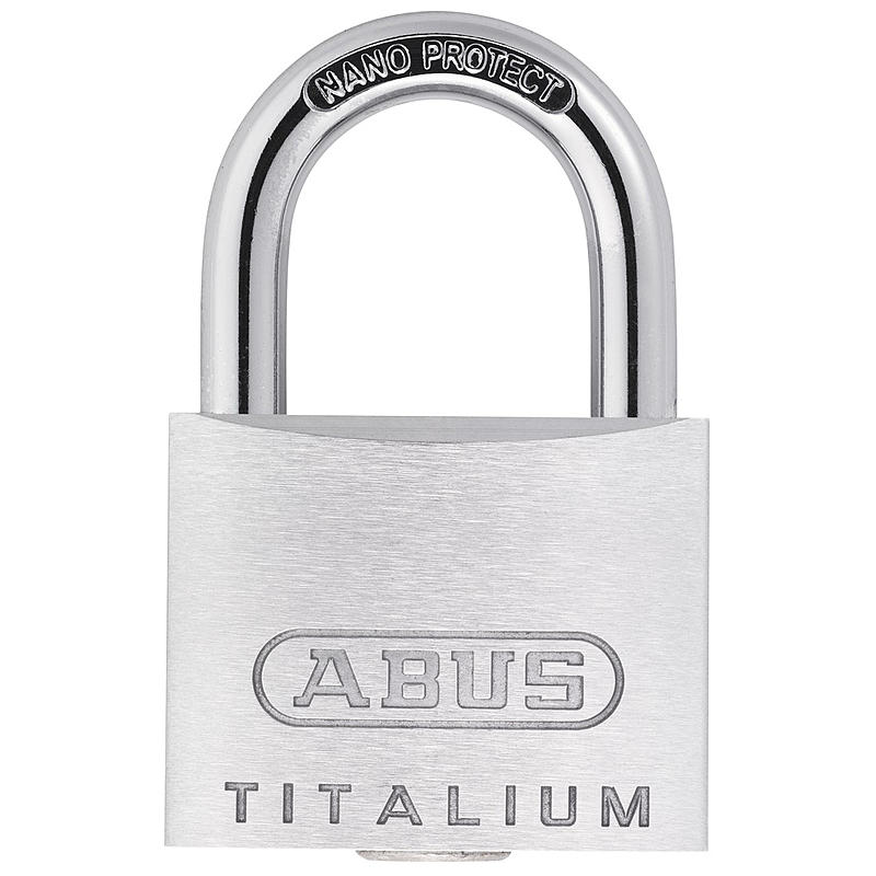 mit 2 Schlüsseln ABUS Titalium™ Vorhangschloss 64TI/35 