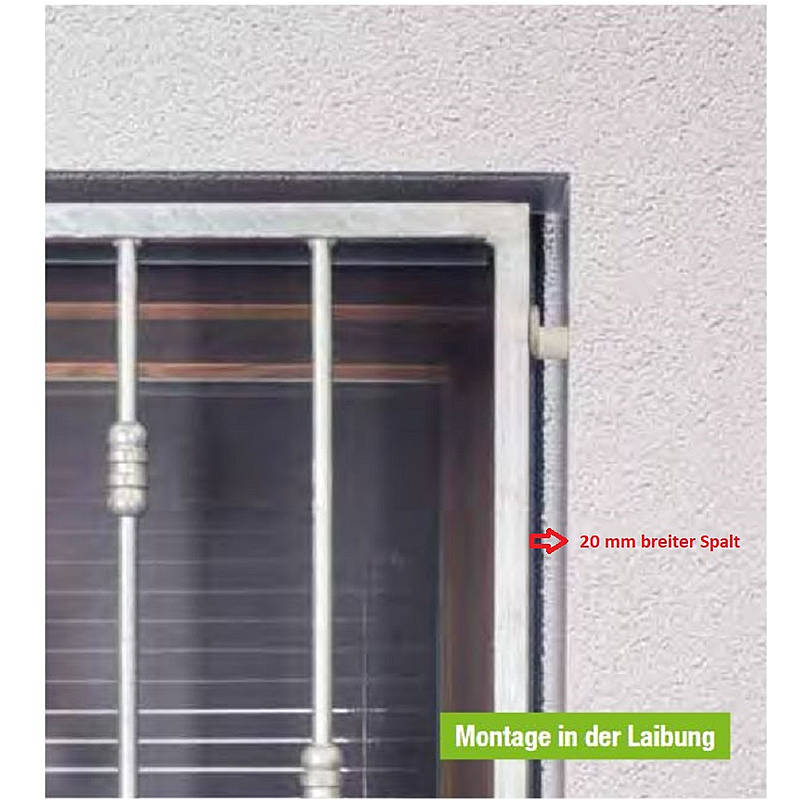 Einbruchschutz Fenstergitter Sicherung 1-12 Fenster Edelstahl